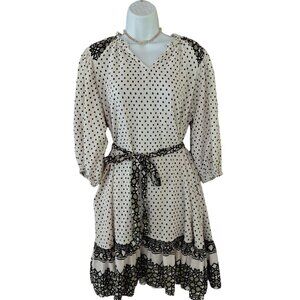 Knox Rose Women's  Small Size, Black & White Viscose & Cotton